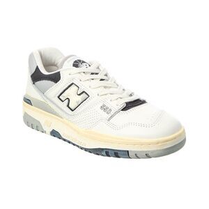 New Balance 550 White and Black Low-Top Sneakers